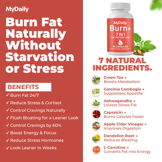 MyDaily Burn+ 7-in-1 Fat Burning Capsules