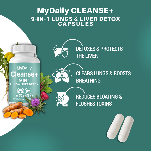 MyDaily Cleanse+ 9-in-1 Lung and Liver Detox Capsules